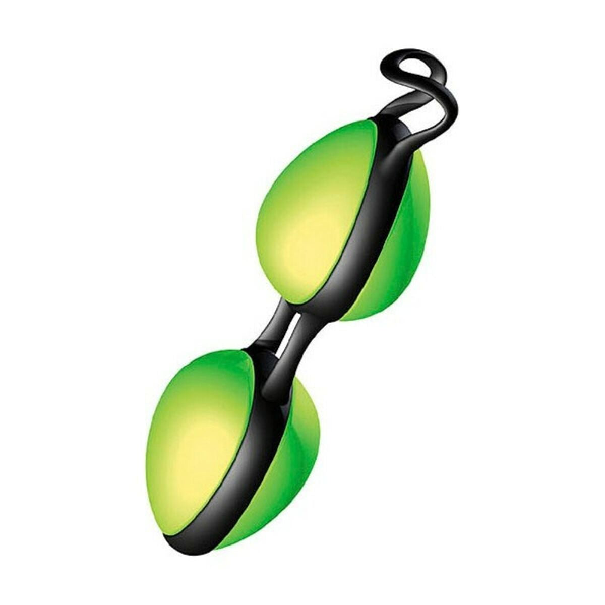 Bolas chinas Joydivision verdes para fortalecer el suelo pélvico con diseño ergonómico