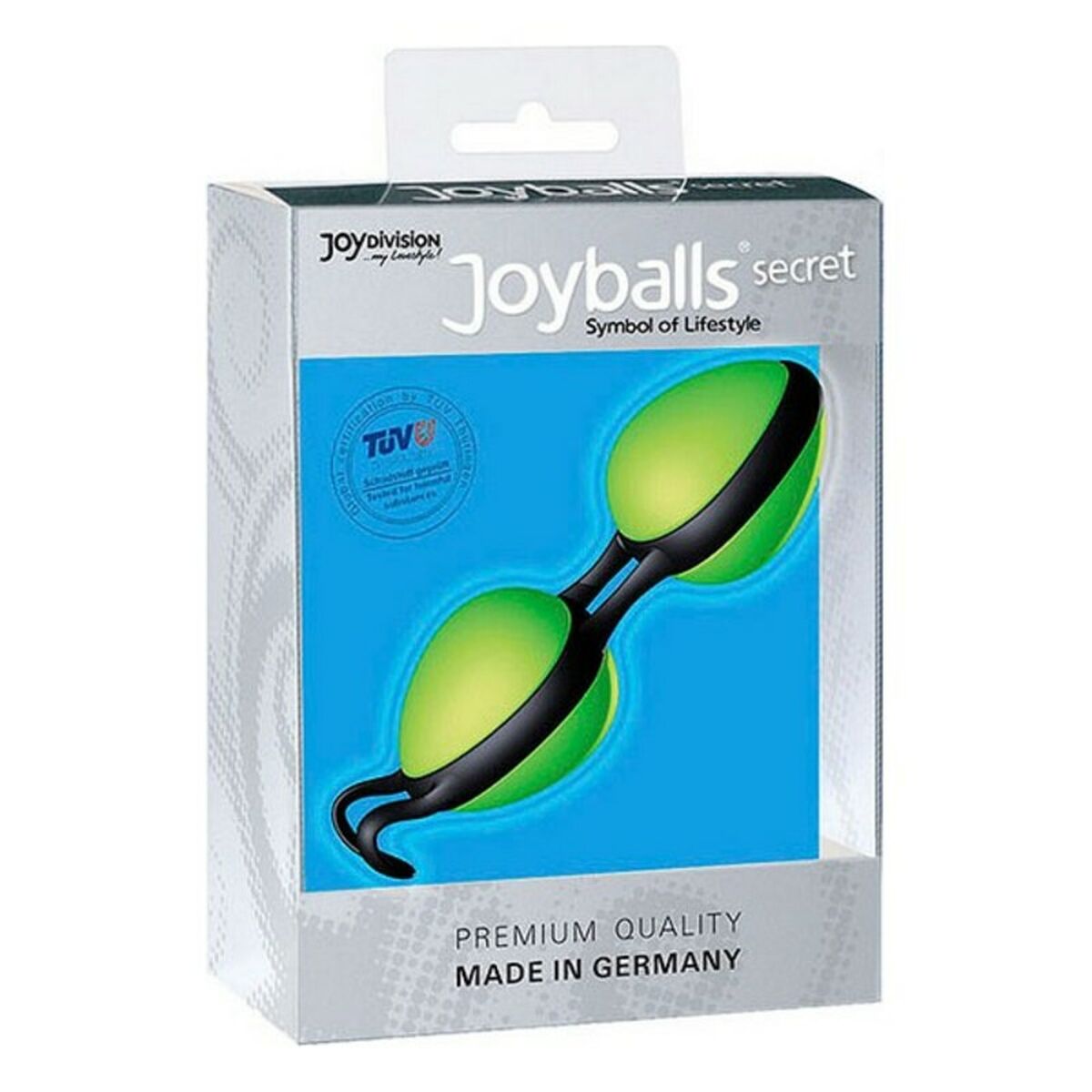 Bolas Chinas Verde Joyballs Secret Duo Joydivision para fortalecer el suelo pélvico con diseño ergonómico