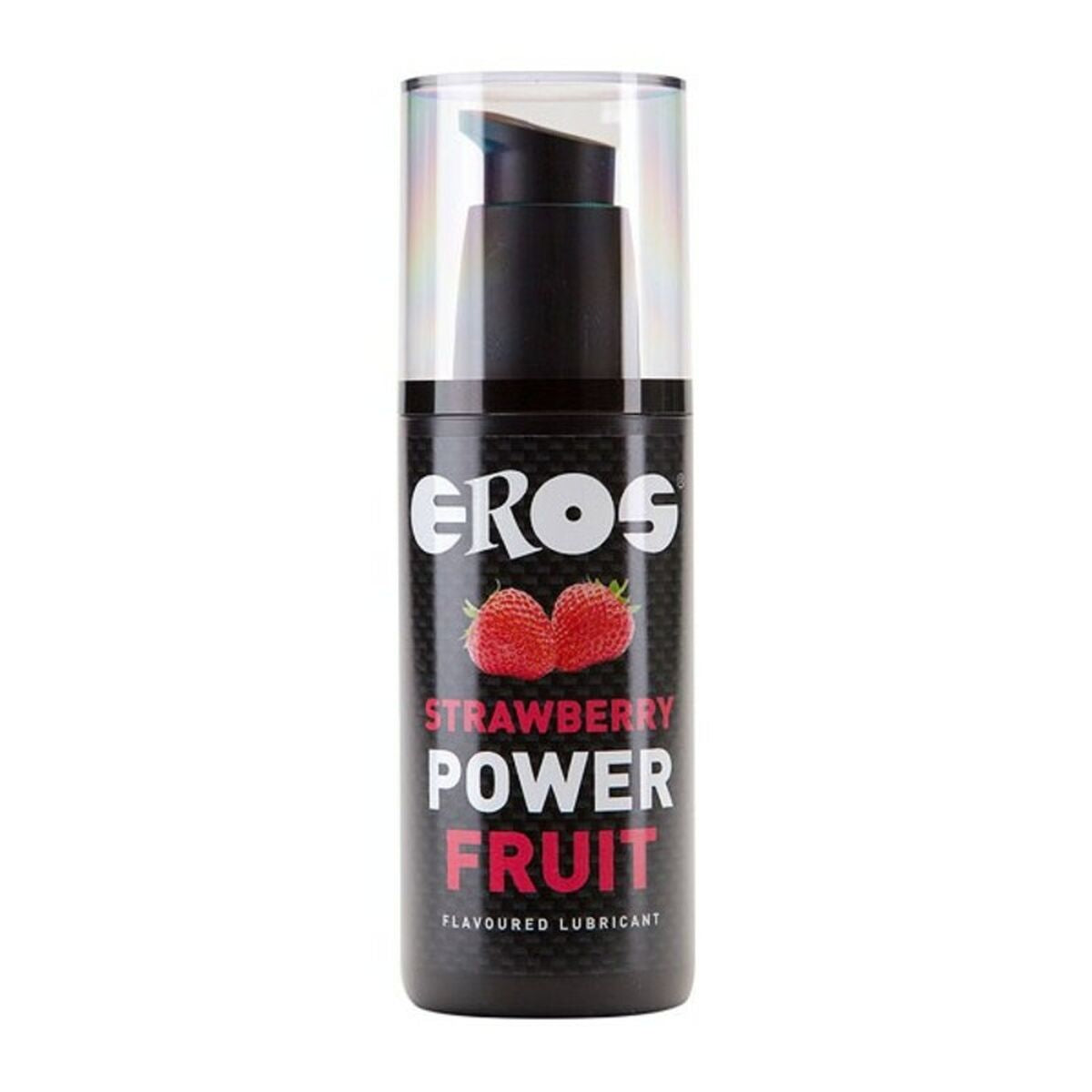 Lubricante Con Base de Agua Eros Fresa 125 ml aroma dulce y compatible con preservativos