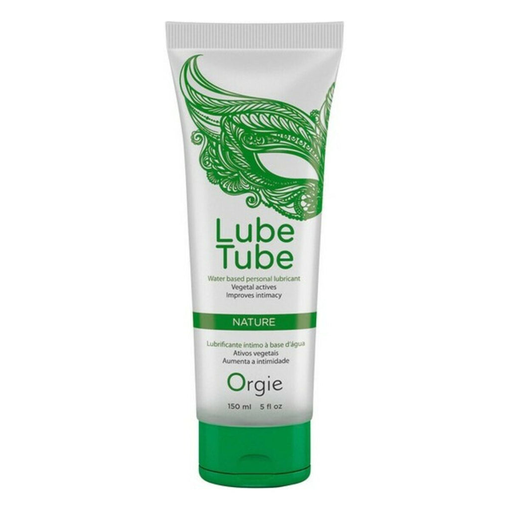 Lubricante Con Base de Agua Orgie Lube Tube 150 ml, fórmula neutra compatible con juguetes y preservativos, fabricado en España.