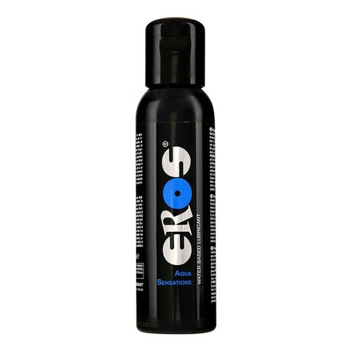 Lubricante Eros Sensations 250 ml base de agua textura ligera compatible con preservativos