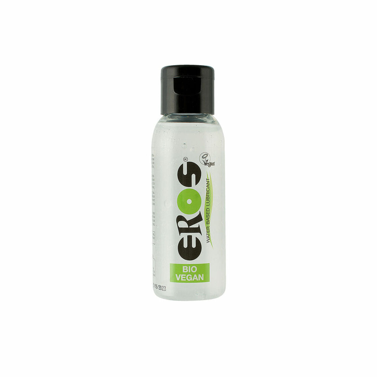 Lubricante Con Base de Agua Vegano Sin aroma Eros 50 ml  sin fragancia compatible con preservativos y respetuoso con el medio ambiente