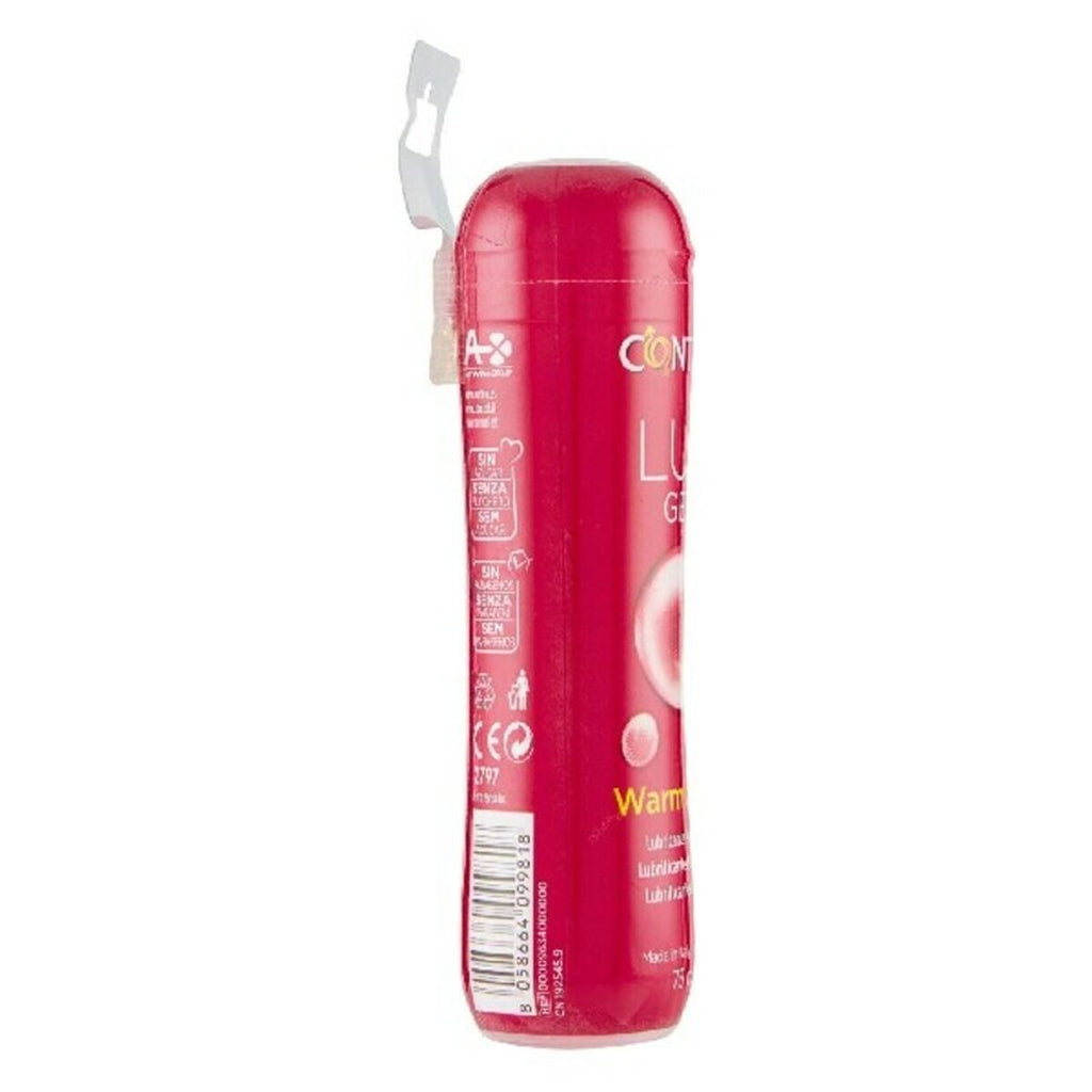 Lubricante Con Base de Agua Warm Touch Control 75 ml base de agua textura gel suave compatible con preservativos