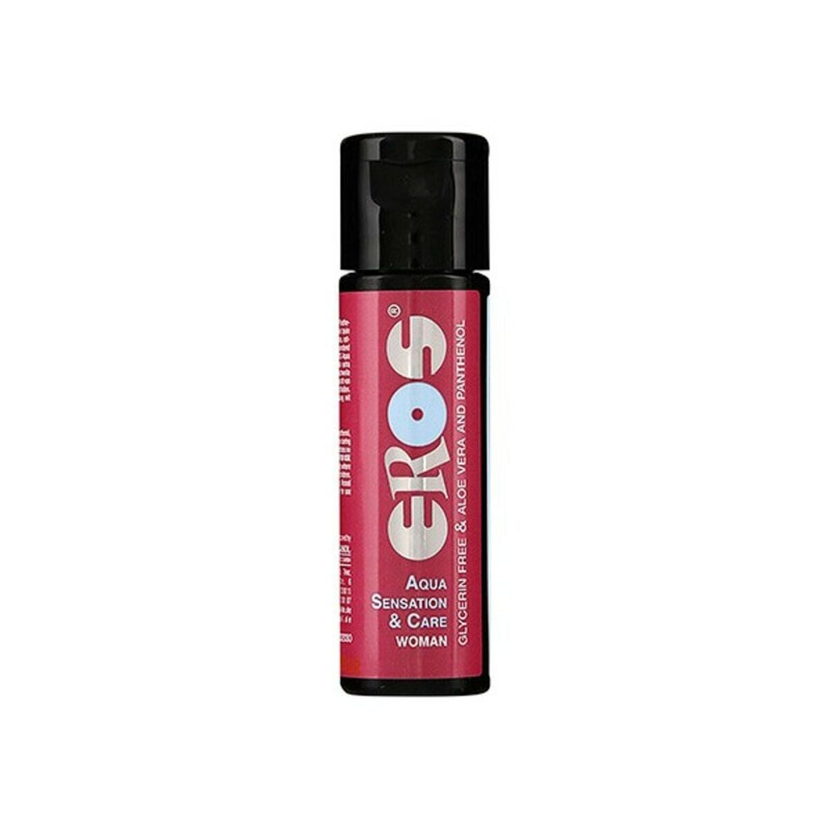 Lubricante Con Base de Agua Woman Aqua Sentation and care Eros 30 ml base de agua para piel sensible y uso íntimo