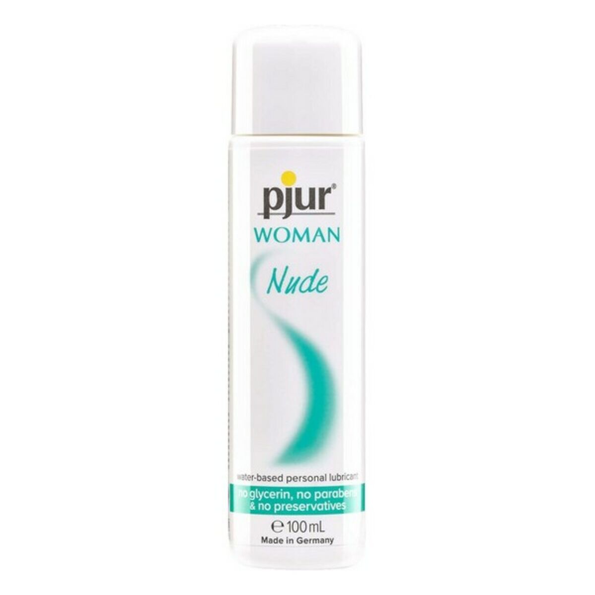 Lubricante Con Base de Agua Woman Nude Pjur 100 ml piel sensible sin fragancias compatible con preservativos