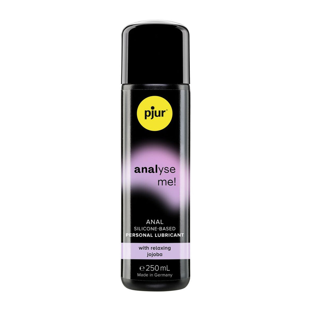 Lubricante Relaxing Anal Glide  Pjur 250 ml, fórmula premium duradera y compatible con preservativos.