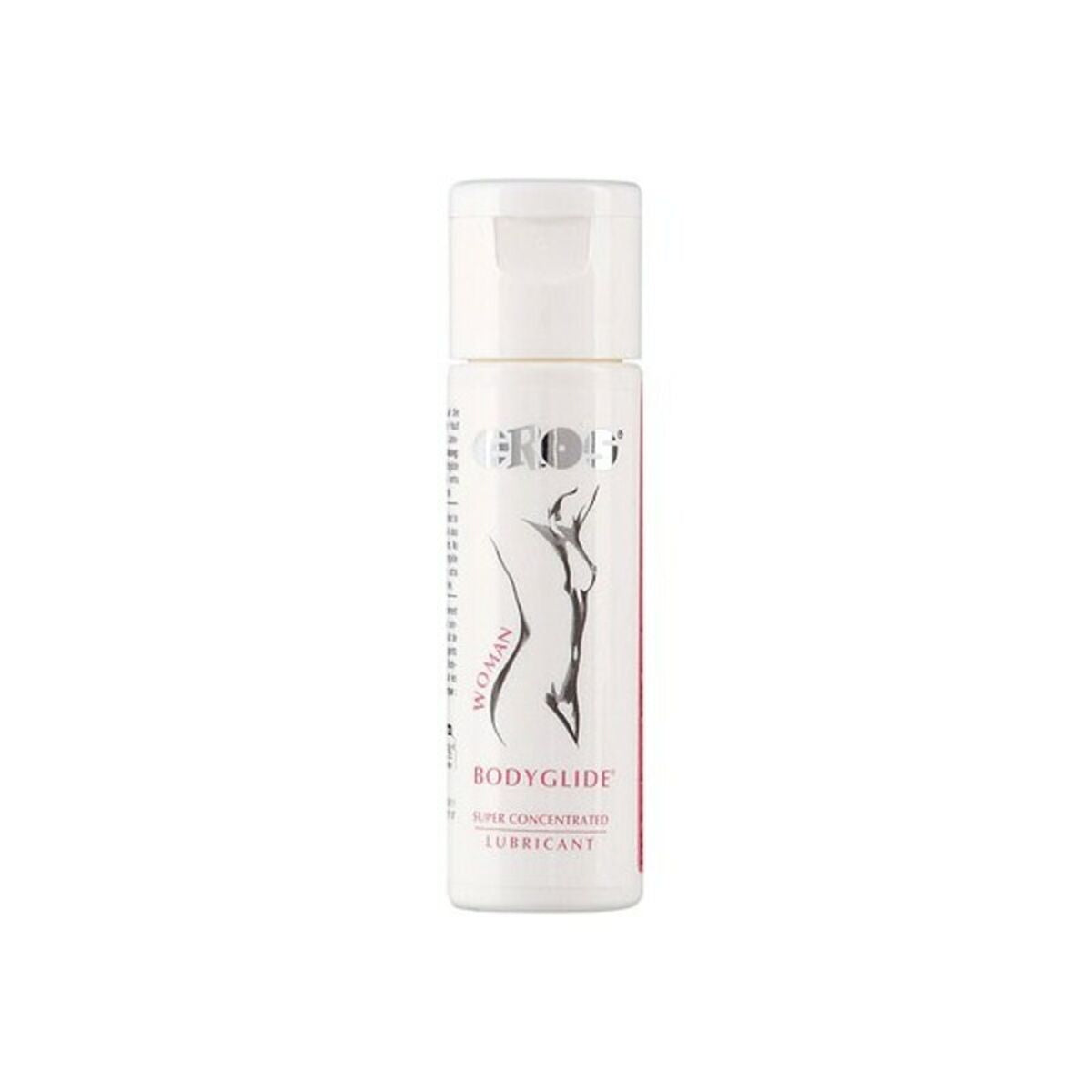 Lubricante de Silicona Woman Eros 30 ml textura sedosa piel sensible portátil y compatible con masajes