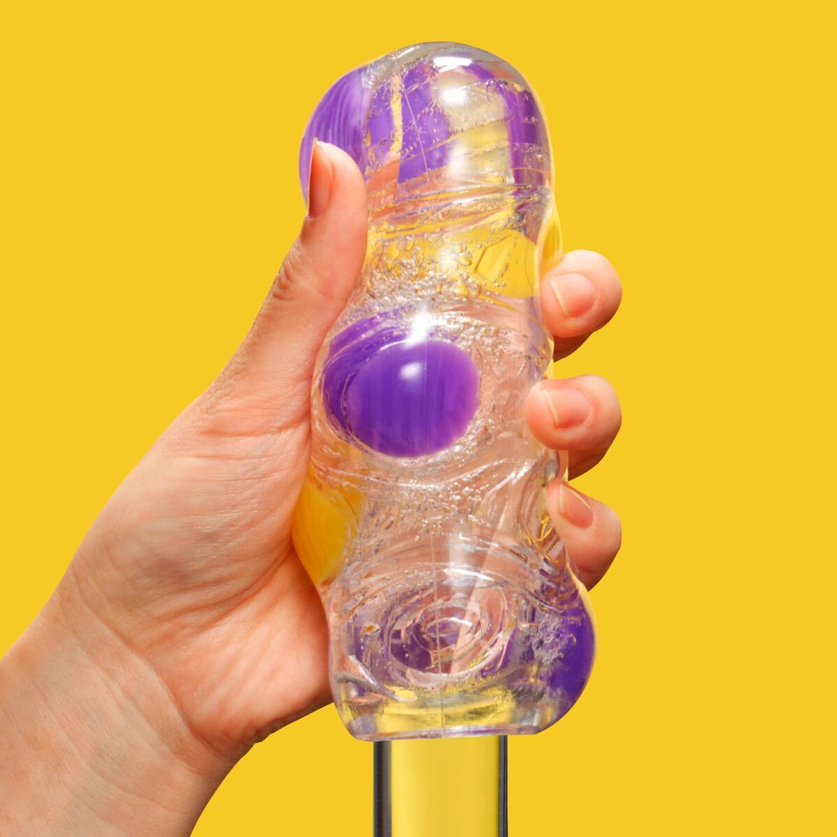 Masturbador Tenga Babble Magic Marbles  ergonómico fabricado en polipropileno premium, diseño flexible y discreto para placer seguro y personalizado.