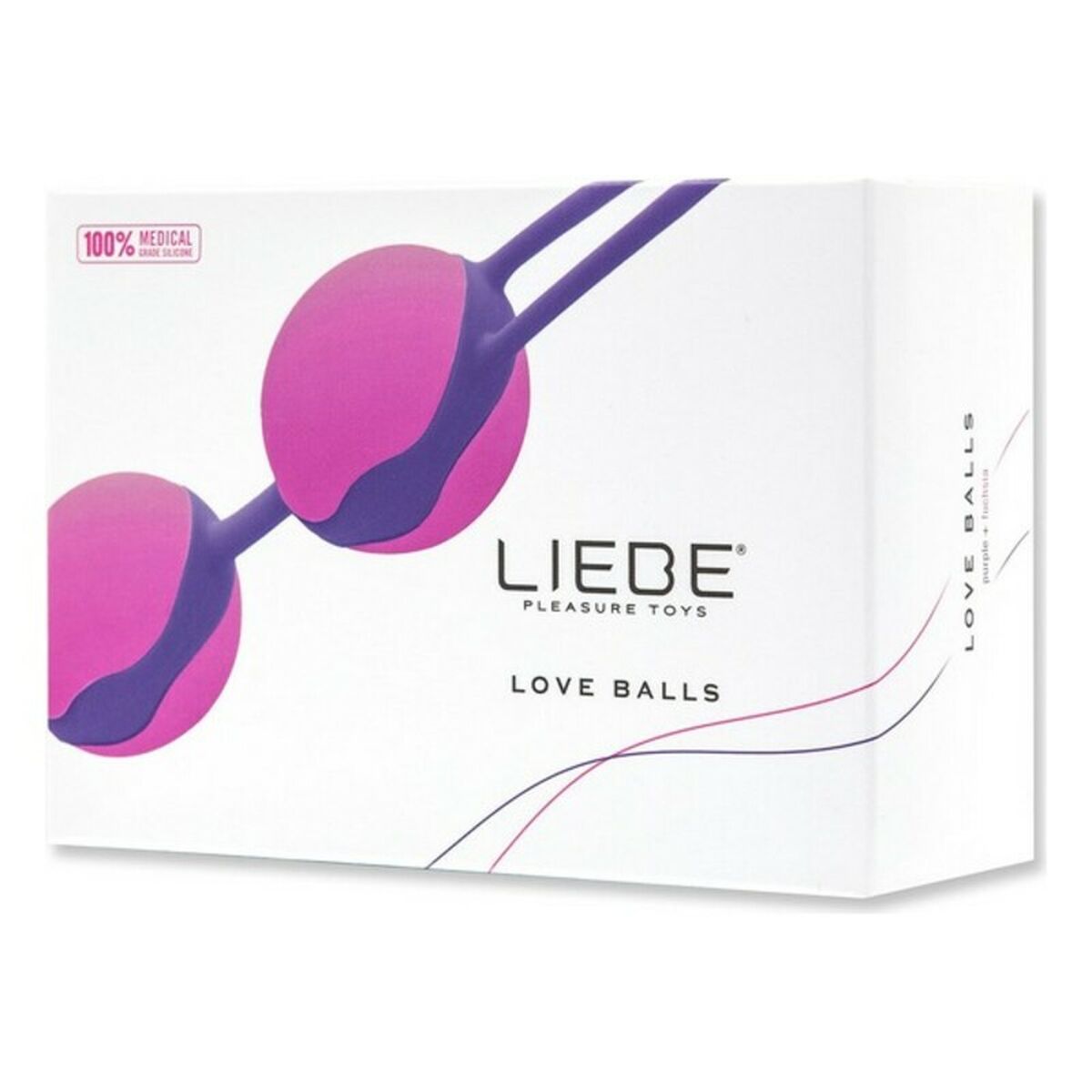 Bolas chinas de silicona en blanco y rosa para ejercicios Kegel y fortalecimiento del suelo pélvico femenino