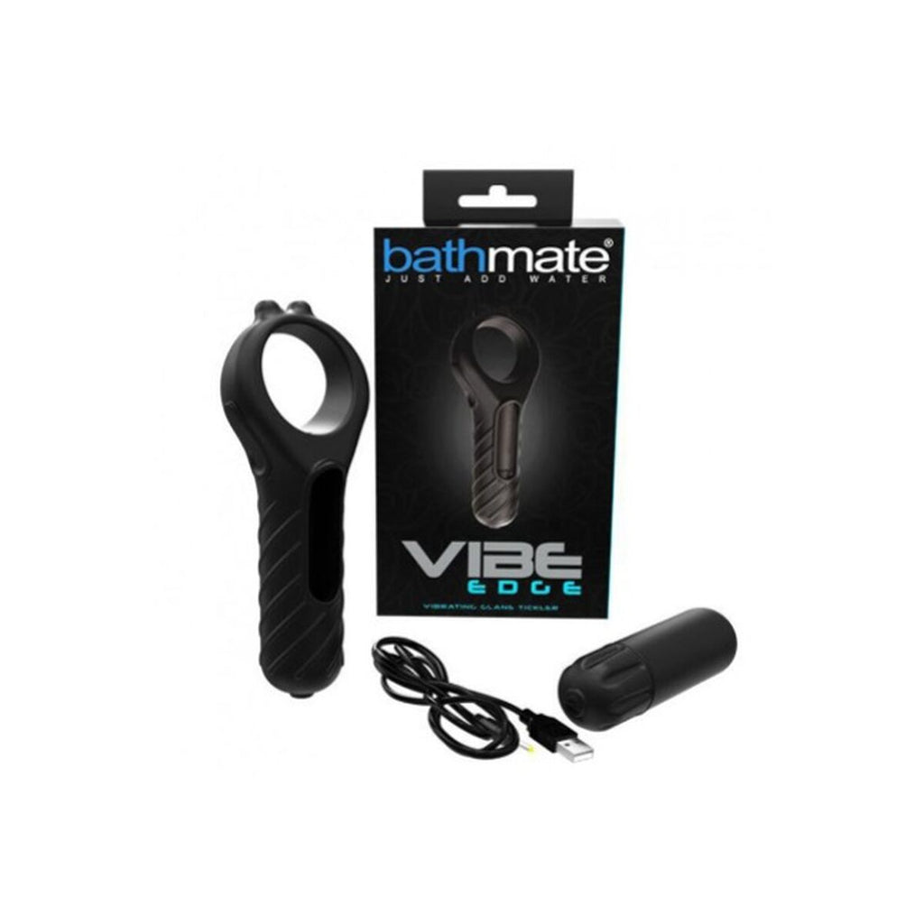 Anillo vibrador para el pene Bathmate con 10 modos, recargable por USB y resistente al agua IPX7