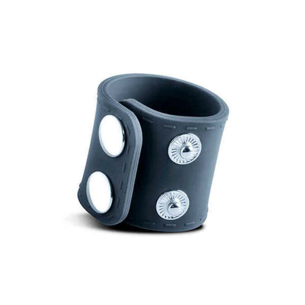  Anillo para el pene Boners talla S/M de silicona gris, ajuste cómodo y estimulación prolongada