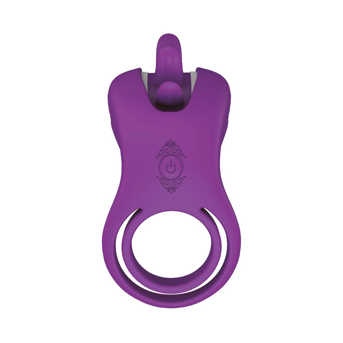 Anillo vibrador S Pleasures SuperFly lila, silicona de grado médico, flexible y ergonómico, con modos de vibración ajustables y motor silencioso para placer discreto.