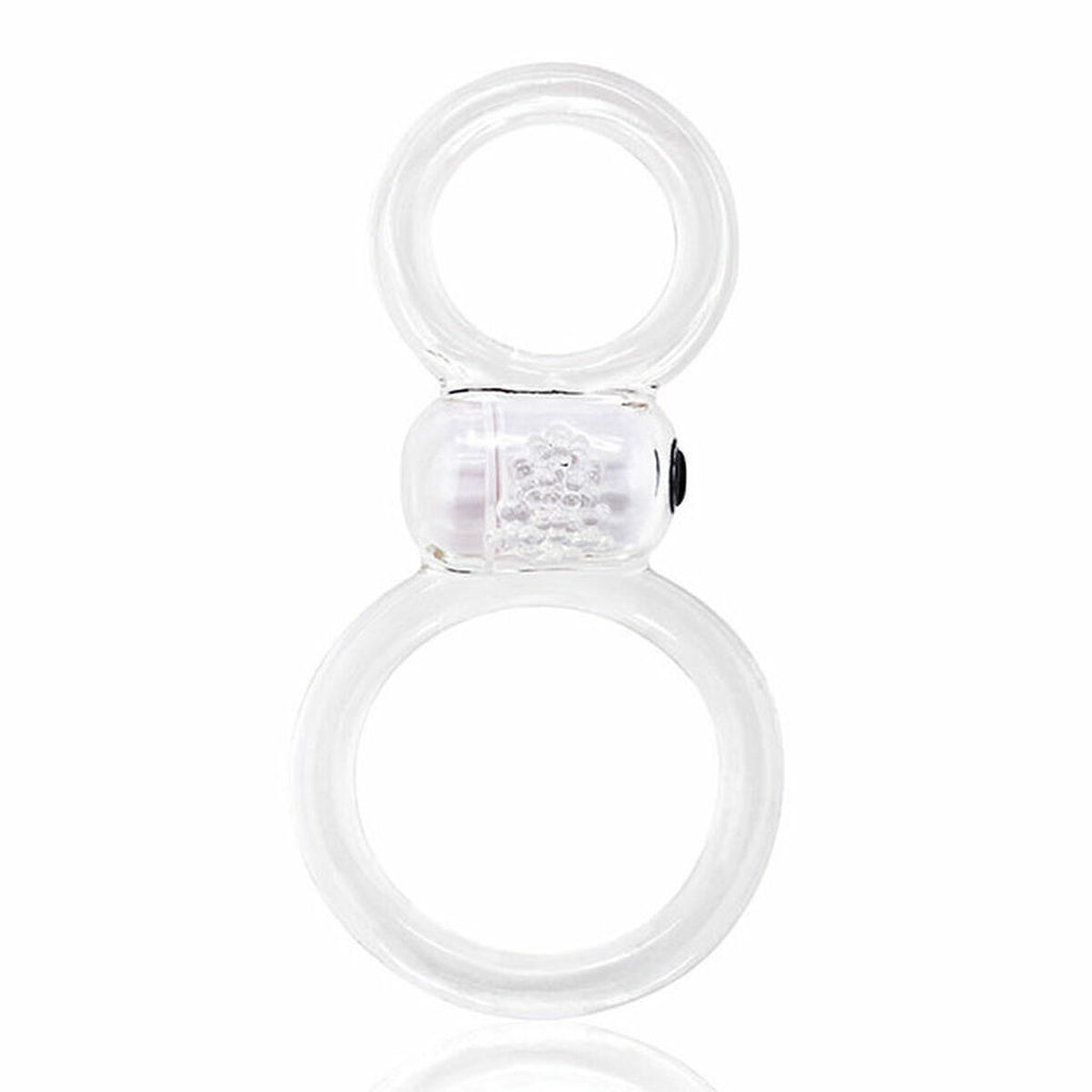 Anillo vibrador The Screaming O Blanco silicona suave vibraciones ajustables envío discreto