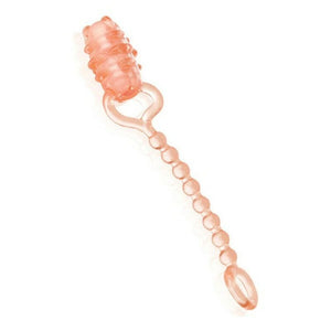 Anillo vibrador The Screaming O Ohoney en silicona naranja y rosa, desechable y estimulante para el clítoris