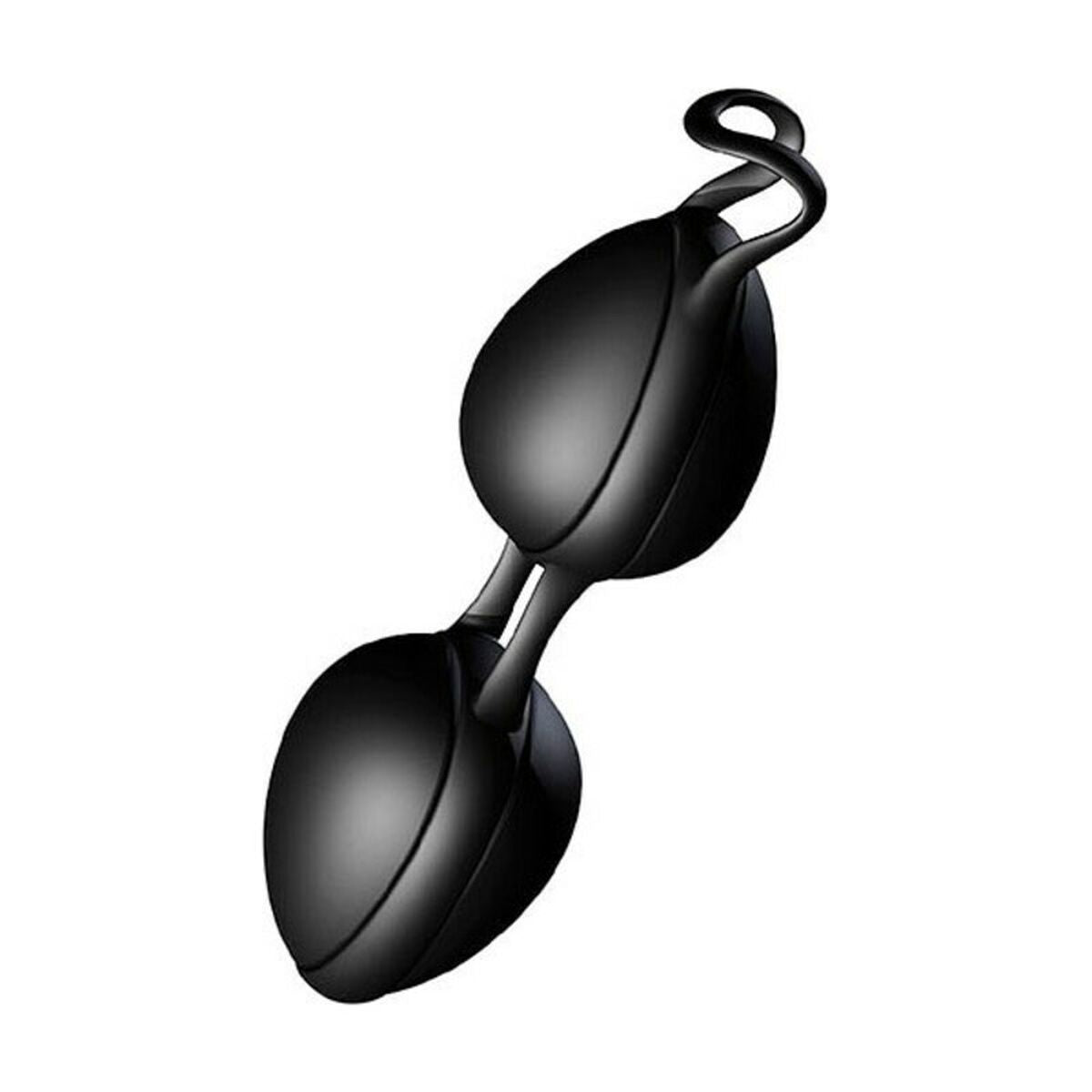 Bolas chinas Joydivision negras para fortalecer el suelo pélvico con diseño ergonómico y discreto