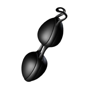 Bolas chinas Joydivision negras para fortalecer el suelo pélvico con diseño ergonómico y discreto