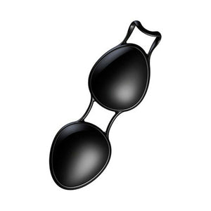 Bolas chinas Joydivision negras para fortalecer el suelo pélvico con diseño ergonómico y discreto