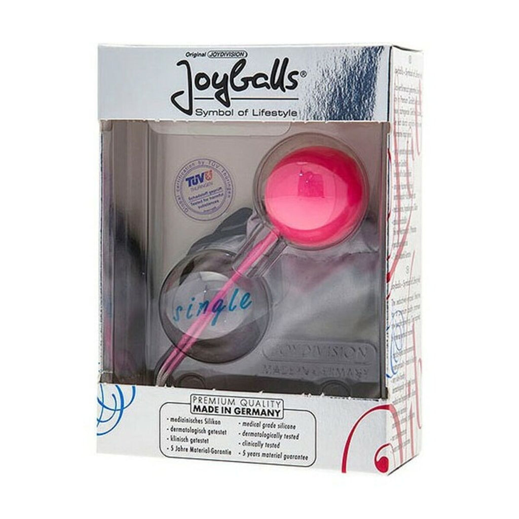 Bolas chinas Joydivision rosa de silicona médica, 3,5 cm de diámetro, ergonómicas, suaves y fáciles de limpiar, ideales para ejercicios de Kegel