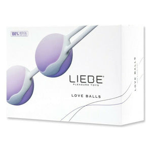 Bolas chinas Liebe de silicona rosa, ejercitador ergonómico para el suelo pélvico y ejercicios de Kegel