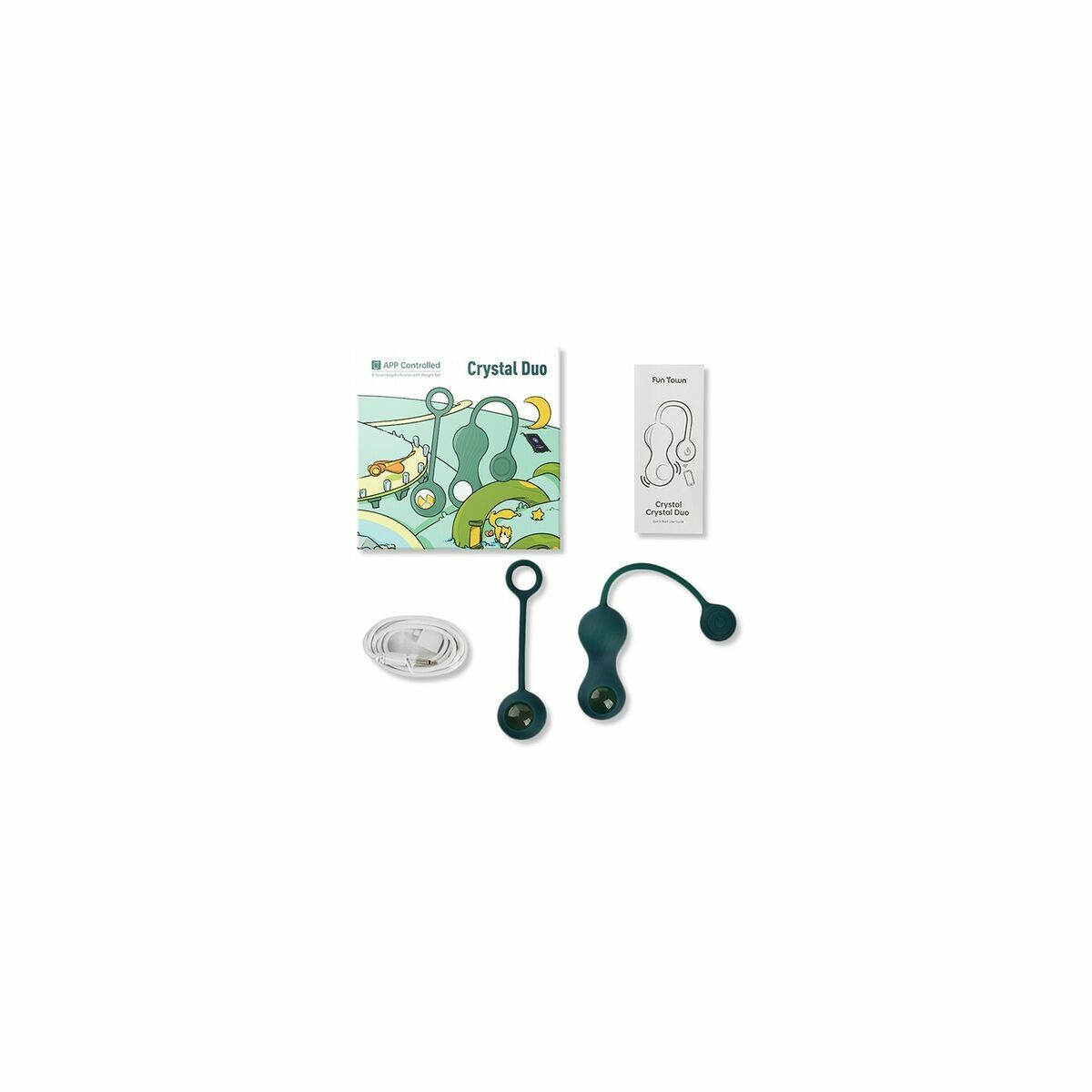 Set de bolas chinas Magic Motion, silicona médica hipoalergénica, diseño ergonómico y suave, ideal para fortalecer el suelo pélvico y el bienestar íntimo.