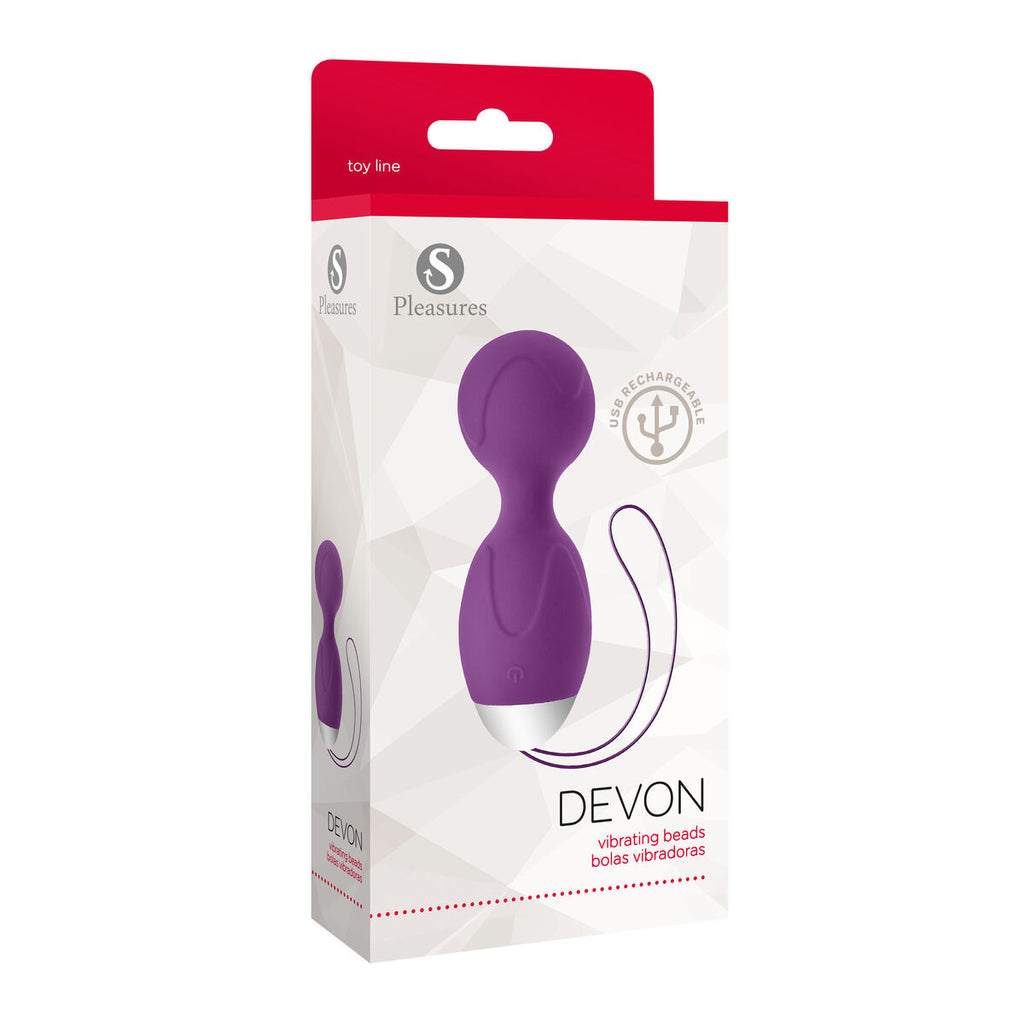Bolas chinas S Pleasures vibradoras de silicona y ABS con 15 modos de vibración, ideales para tonificar el suelo pélvico y aumentar el placer íntimo
