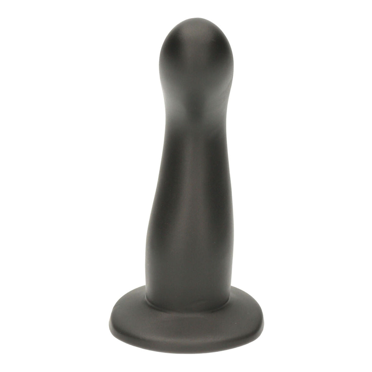 Dildo Ylva & Dite negro de silicona médica, con ventosa y diseño flexible e impermeable, ideal para uso con arnés y experiencias íntimas seguras.