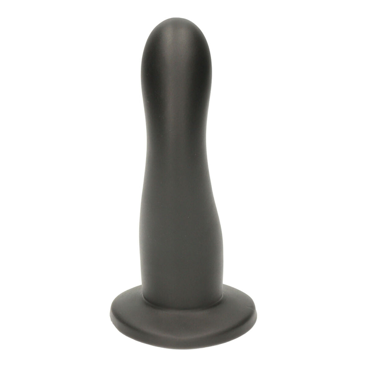 Dildo Ylva & Dite negro de silicona médica, con ventosa y diseño flexible e impermeable, ideal para uso con arnés y experiencias íntimas seguras.