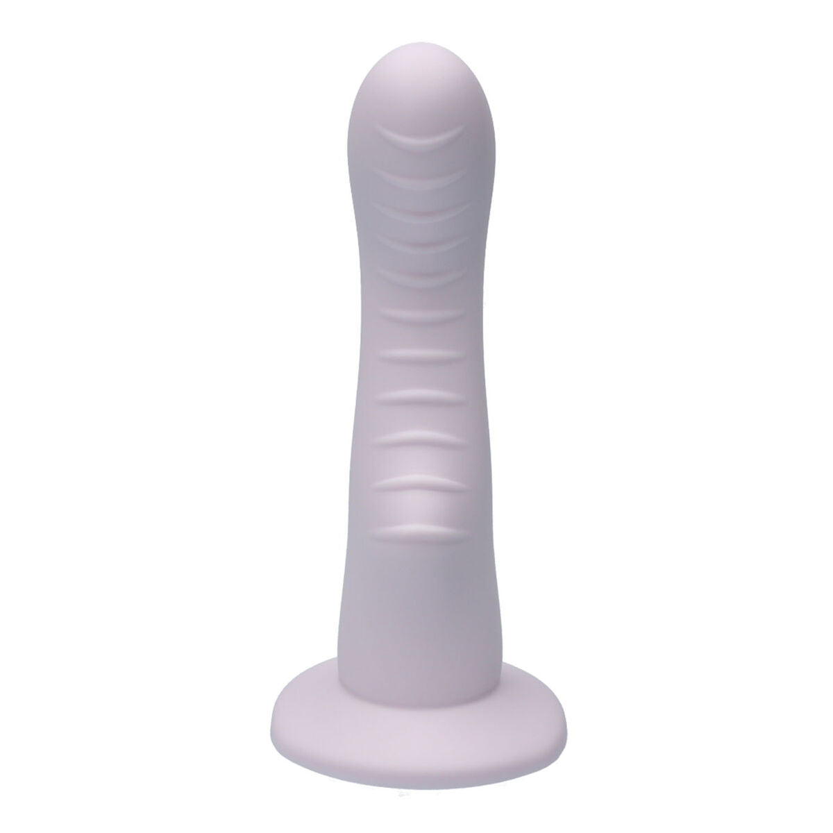 Dildo Ylva & Dite rosa de silicona médica con ventosa, diseño ergonómico e impermeable, compatible con arneses.