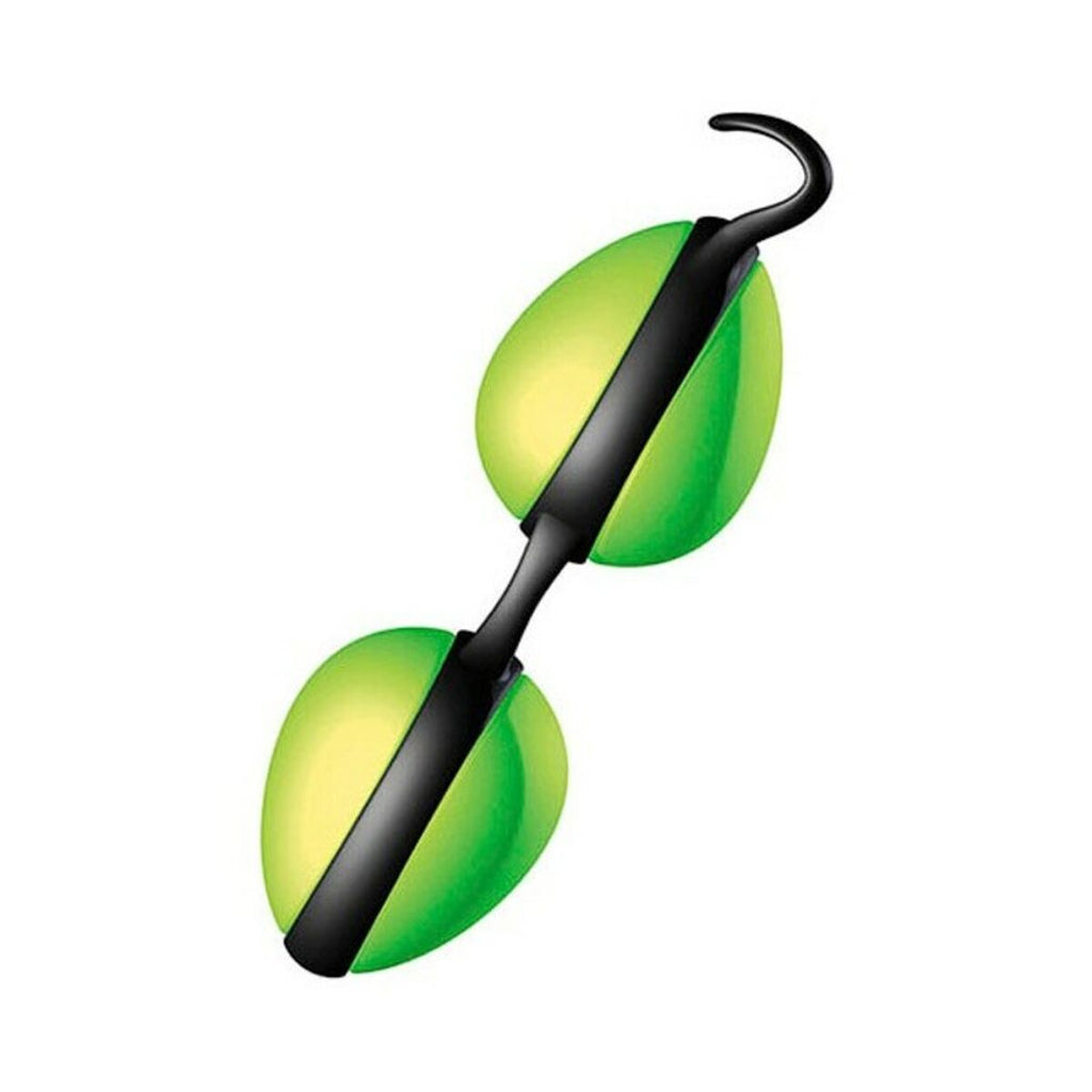 Bolas chinas Joydivision verdes para fortalecer el suelo pélvico con diseño ergonómico