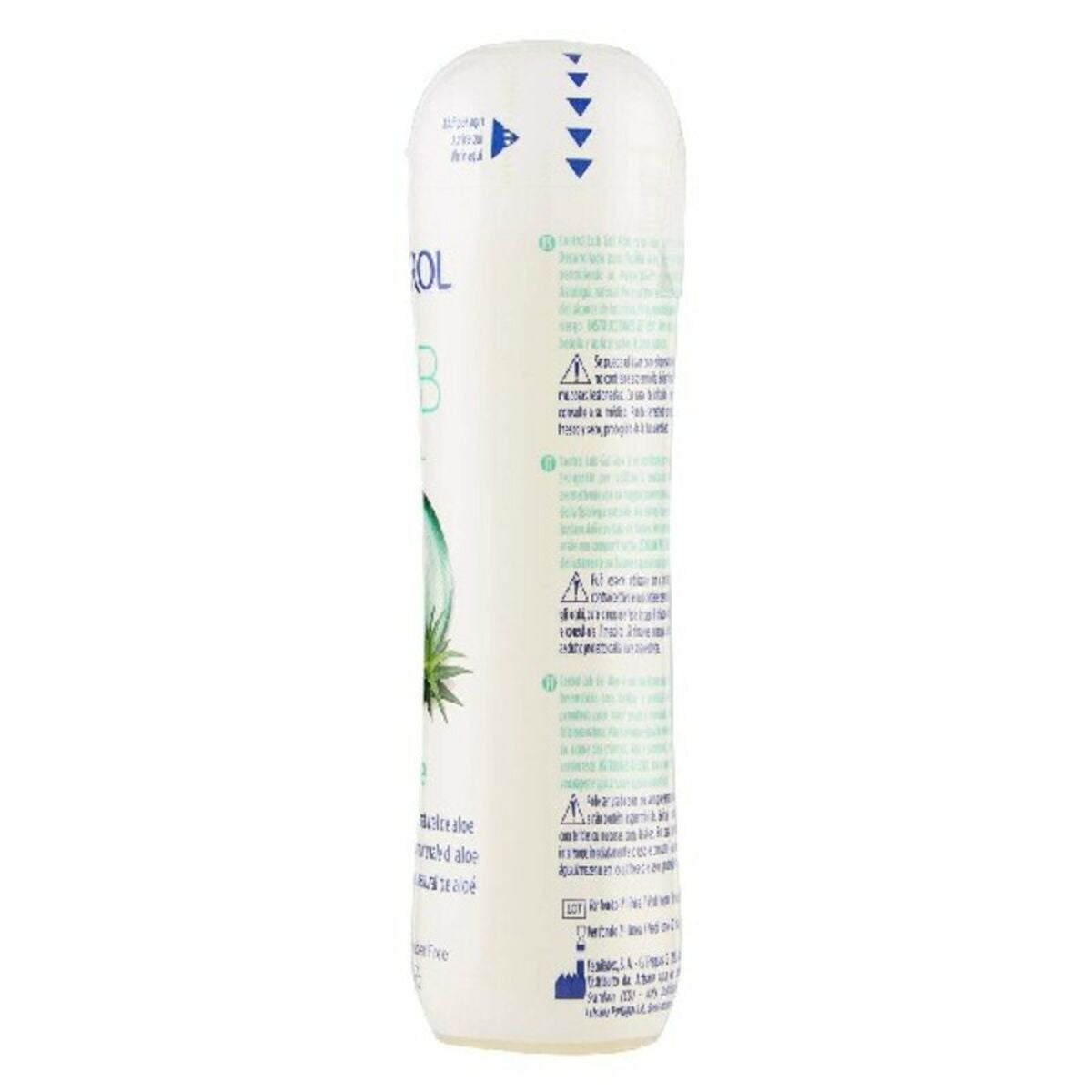 Lubricante de aloe vera 75 ml base de agua hidratante para piel sensible compatible con preservativos