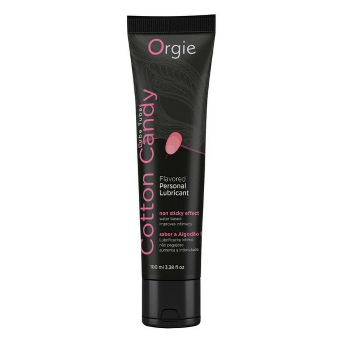 Lubricante con base de agua Orgie Cotton Candy 100 ml con aroma a algodón de azúcar, textura suave y envío discreto