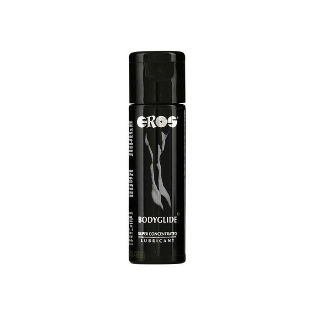 Lubricante de silicona Eros de 30 ml, textura sedosa y duradera, compatible con preservativos y apto para masajes, ideal para una experiencia íntima premium.