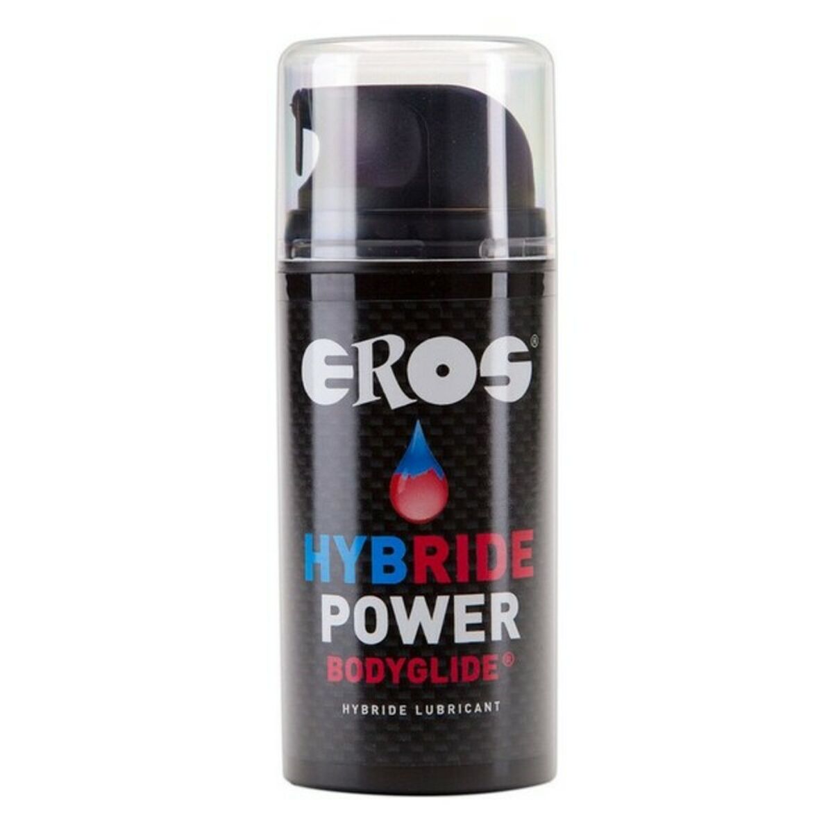 Lubricante híbrido Eros Body Glide 100 ml base agua y silicona envío discreto