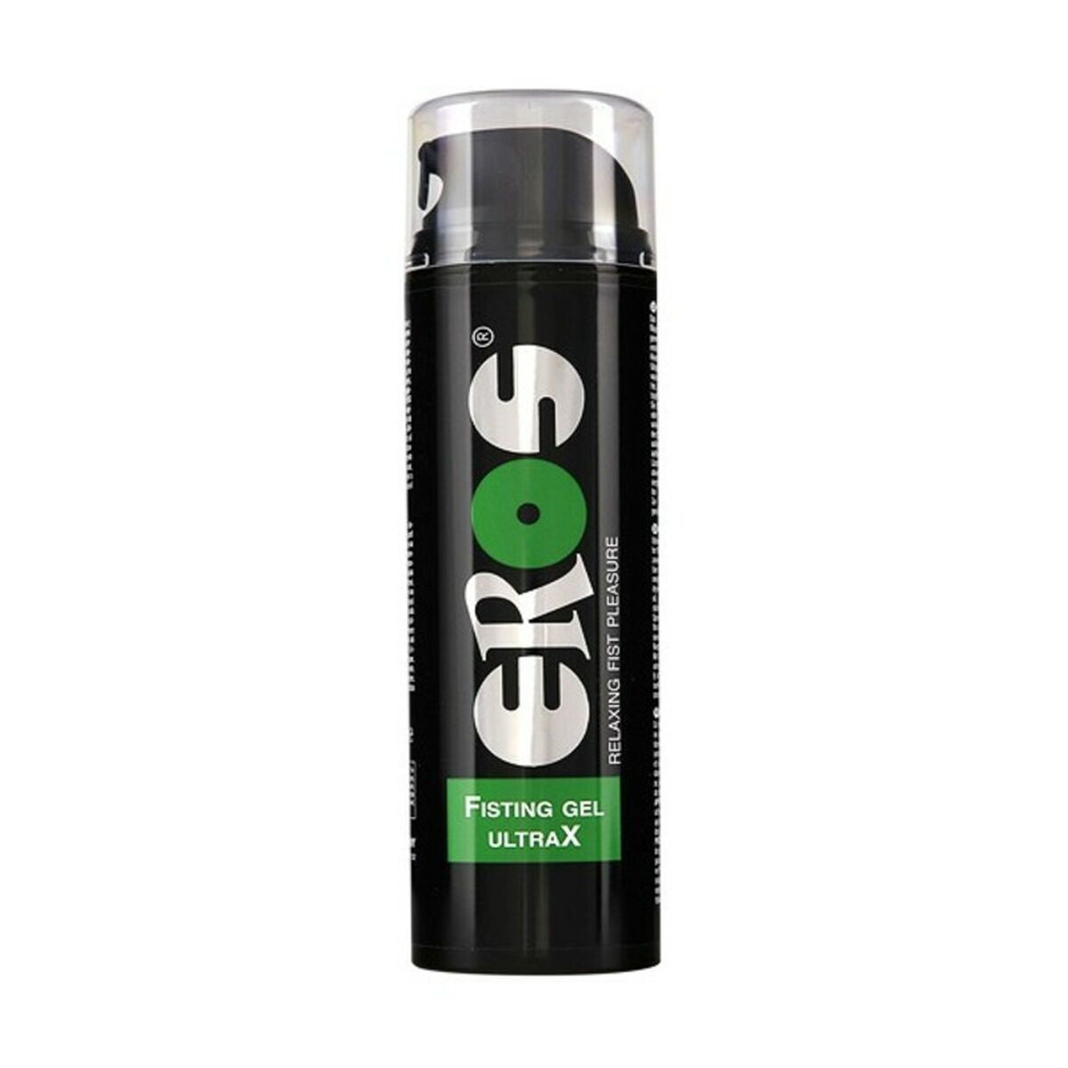 Lubricante híbrido Eros Fisting gel UltraX100 ml, mezcla de silicona y agua, textura ligera y duradera, compatible con juguetes y preservativos, ideal para piel sensible.