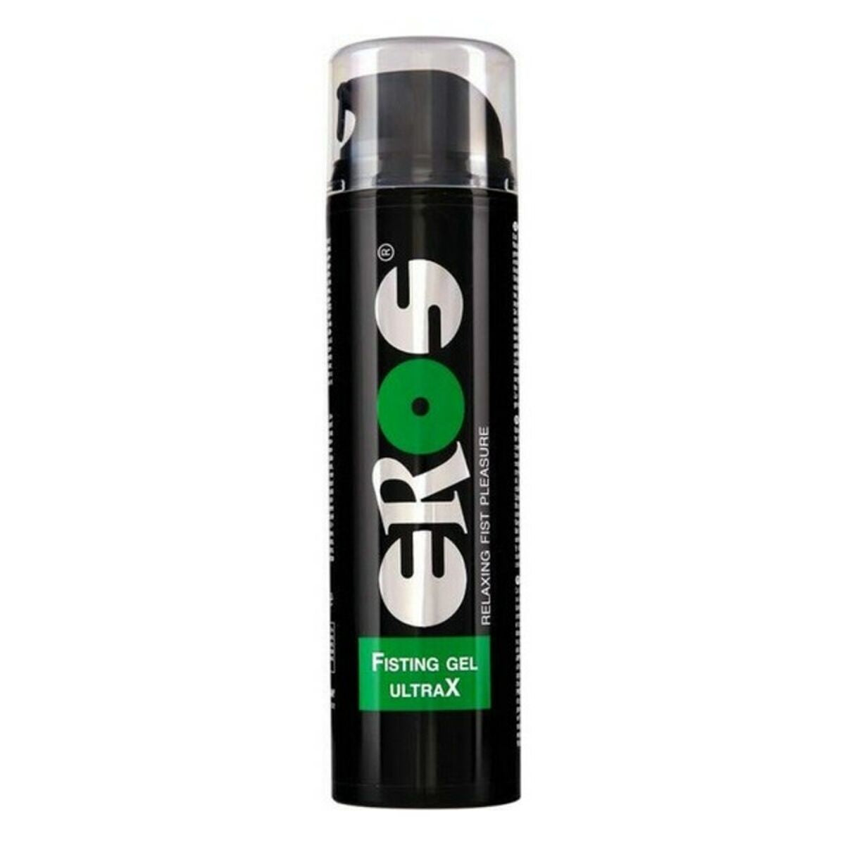 Lubricante híbrido Eros Fisting Gel Ultra X200 ml, fórmula de agua y silicona, textura sedosa y duradera, compatible con piel sensible, fácil de limpiar y sin residuos.