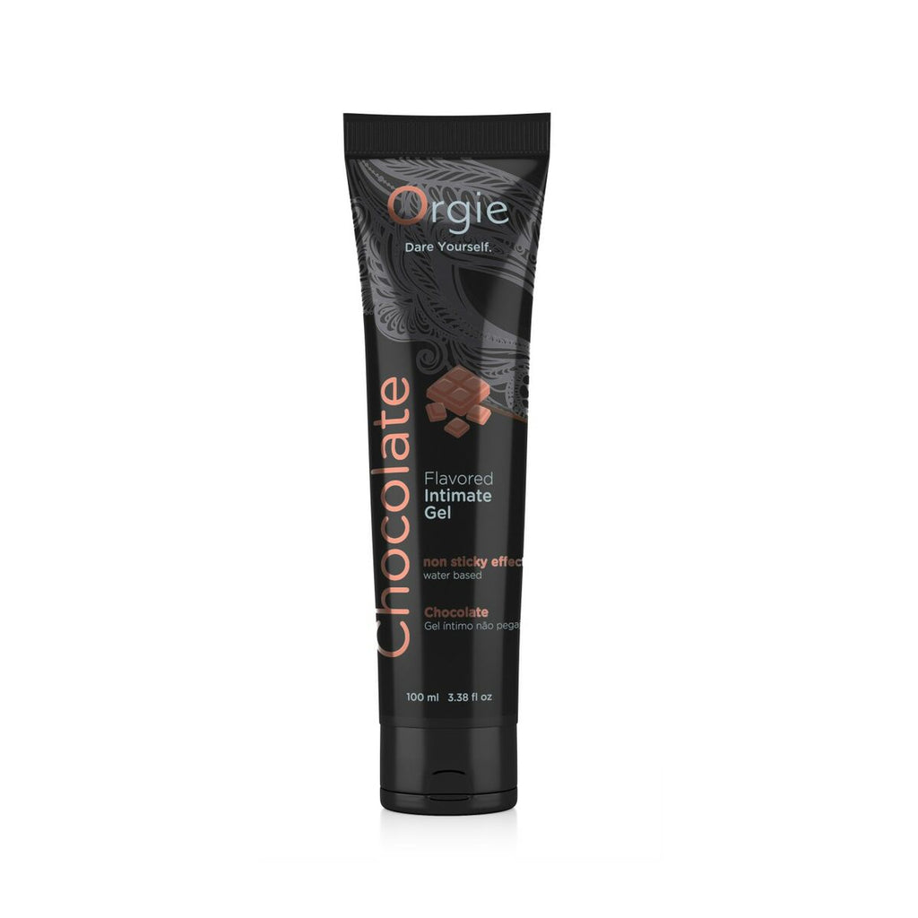 Lubricante orgánico chocolate con base de agua, fórmula natural con extractos vegetales, ideal para pieles sensibles y de fácil limpieza.