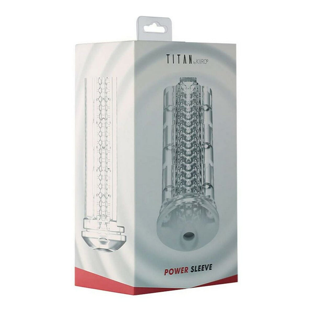 Masturbador Kiiroo Power Sleeve transparente para hombres compatible con Titan envío discreto