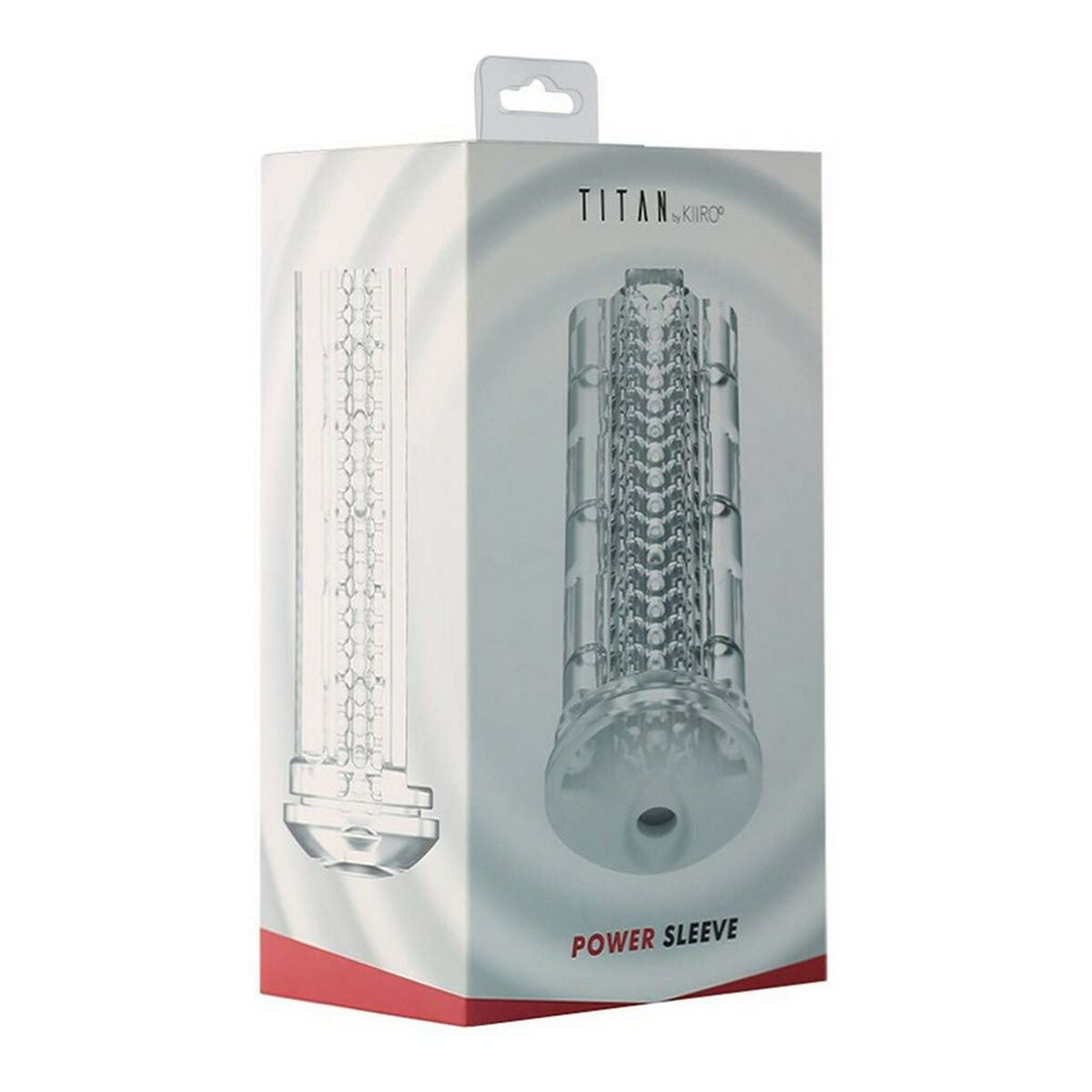 Masturbador Kiiroo Power Sleeve transparente para hombres compatible con Titan envío discreto
