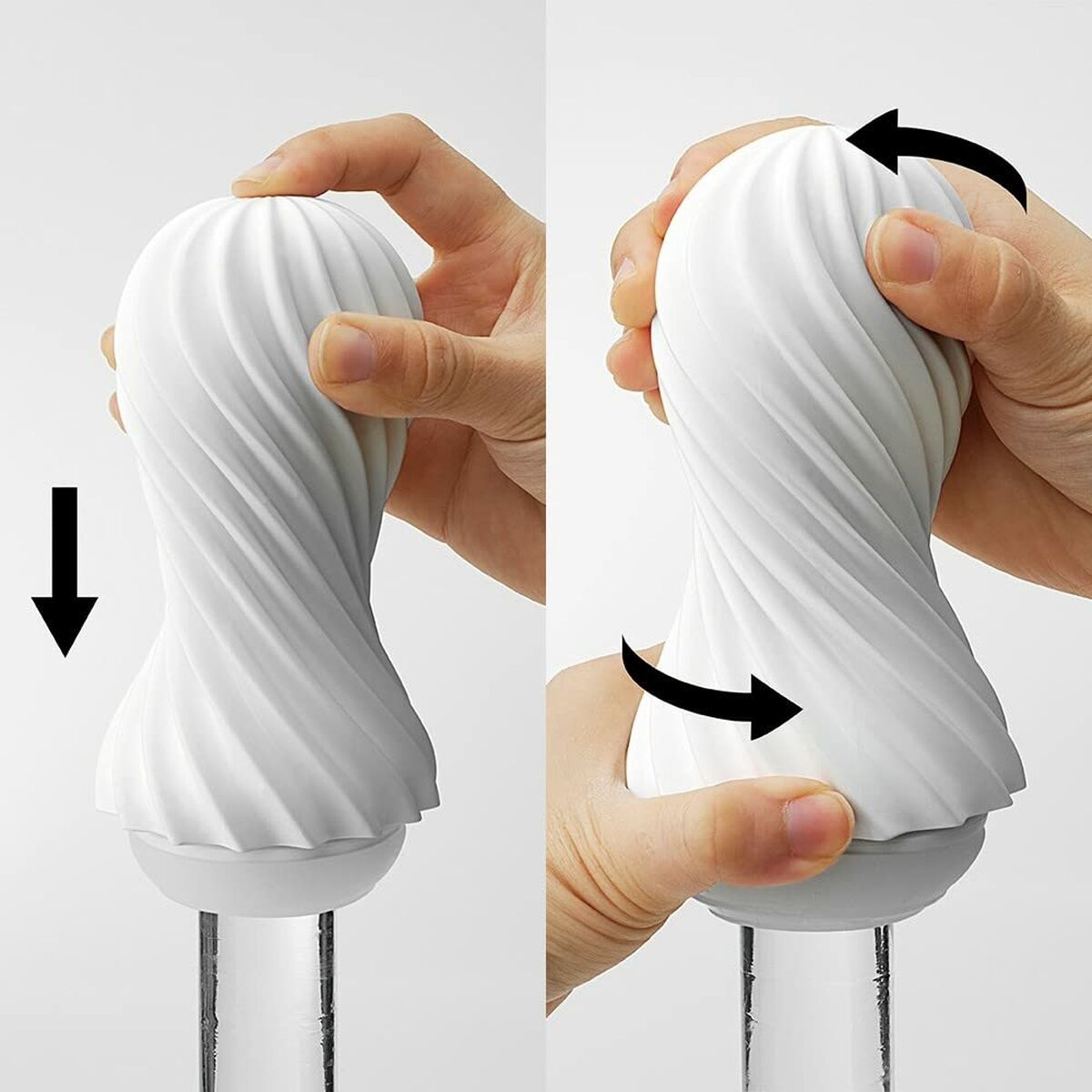 Masturbador Tenga masculino, diseño ergonómico y materiales de alta calidad, fácil de limpiar y compatible con lubricantes a base de agua para una experiencia intensa.