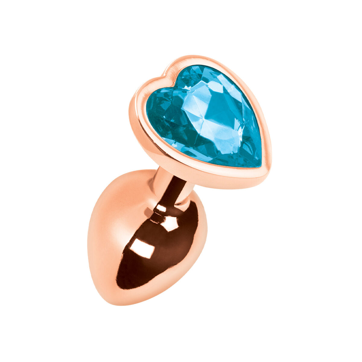 Plug anal S Pleasures azul, fabricado en silicona hipoalergénica y ergonómica, fácil de limpiar, seguro para el cuerpo e ideal para principiantes o expertos.