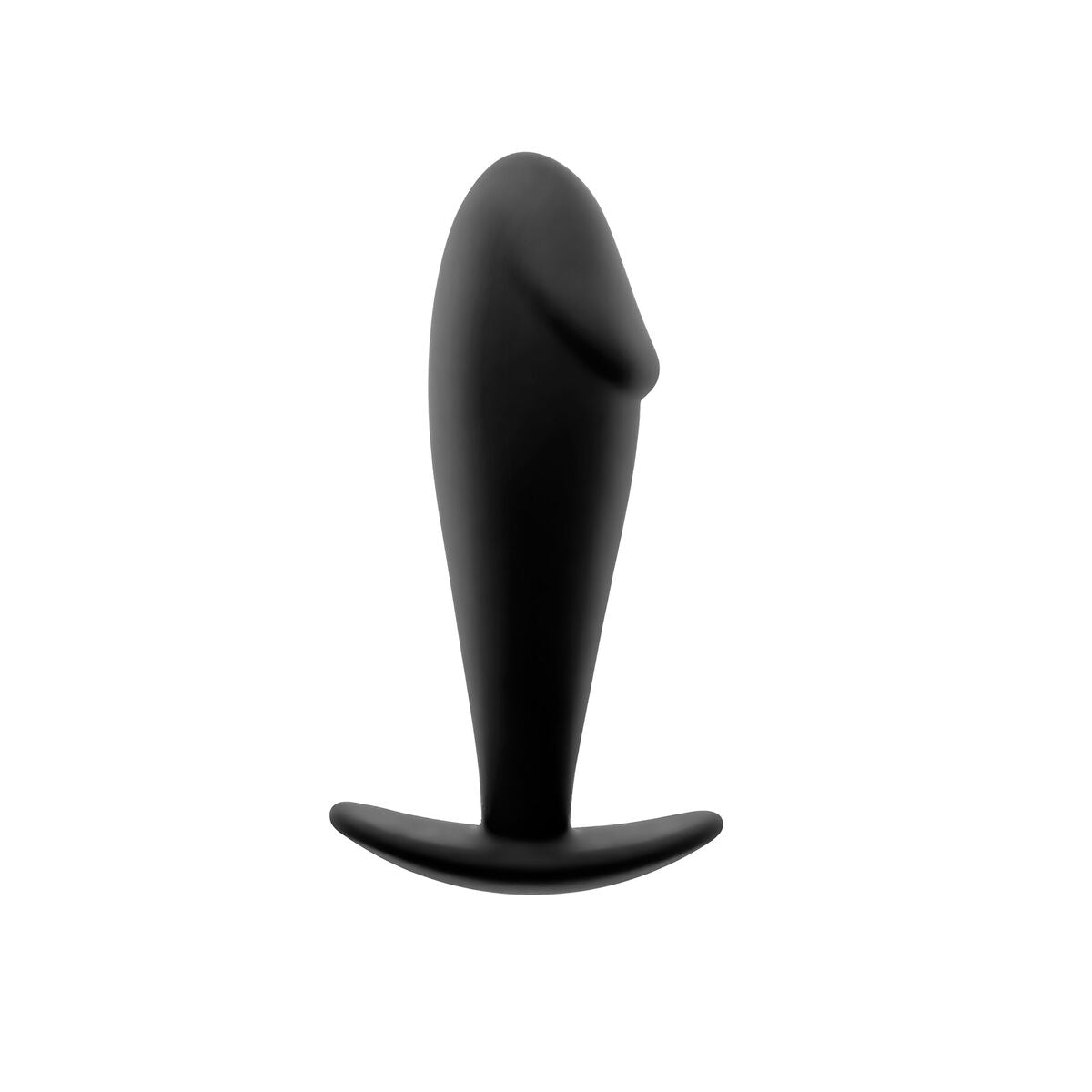 Plug anal S Pleasures Teaser negro, fabricado en silicona de alta calidad, diseño ergonómico, textura suave y fácil de limpiar, ideal para placer seguro y cómodo.