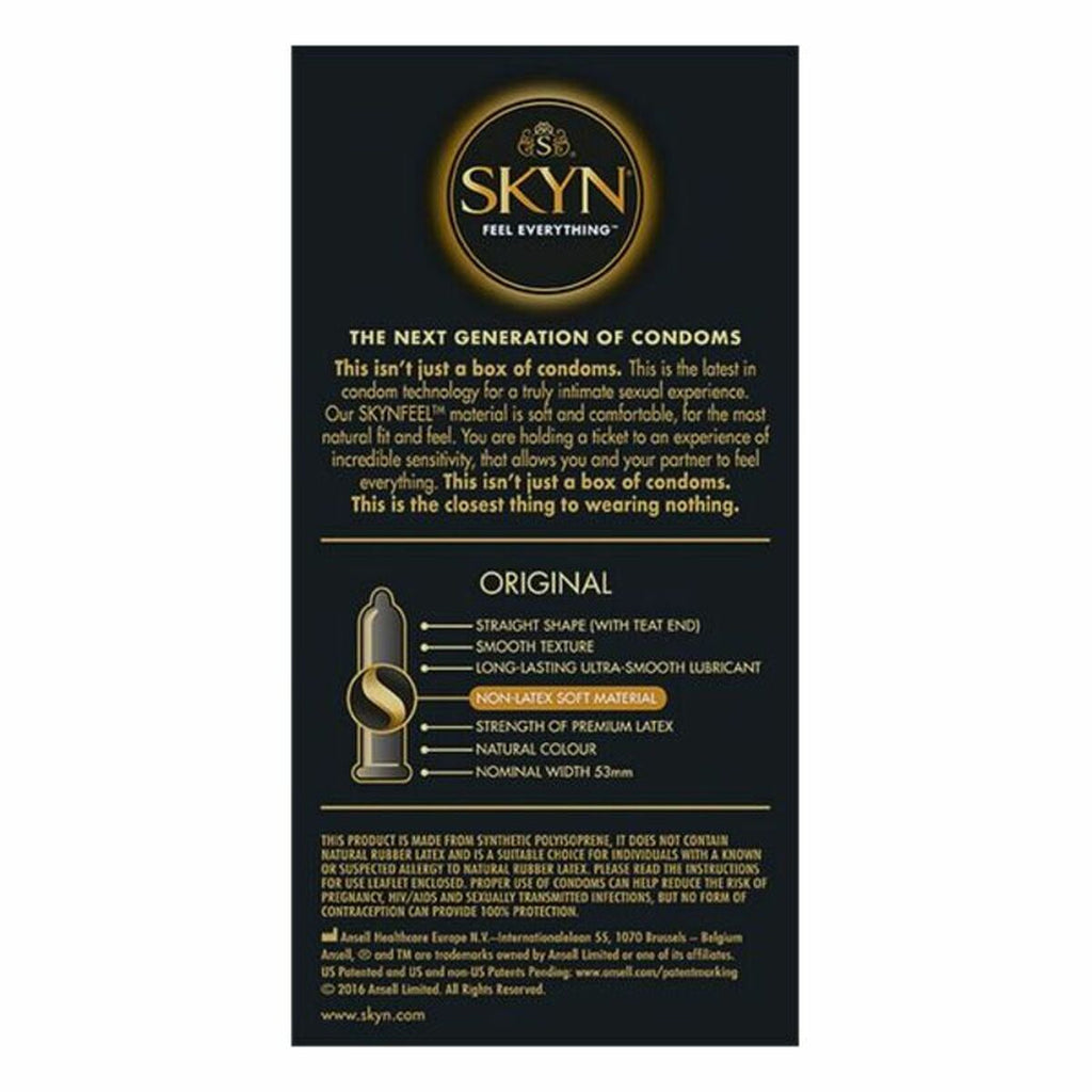 Preservativos Manix Skyn Original 10 unidades sin látex envío discreto