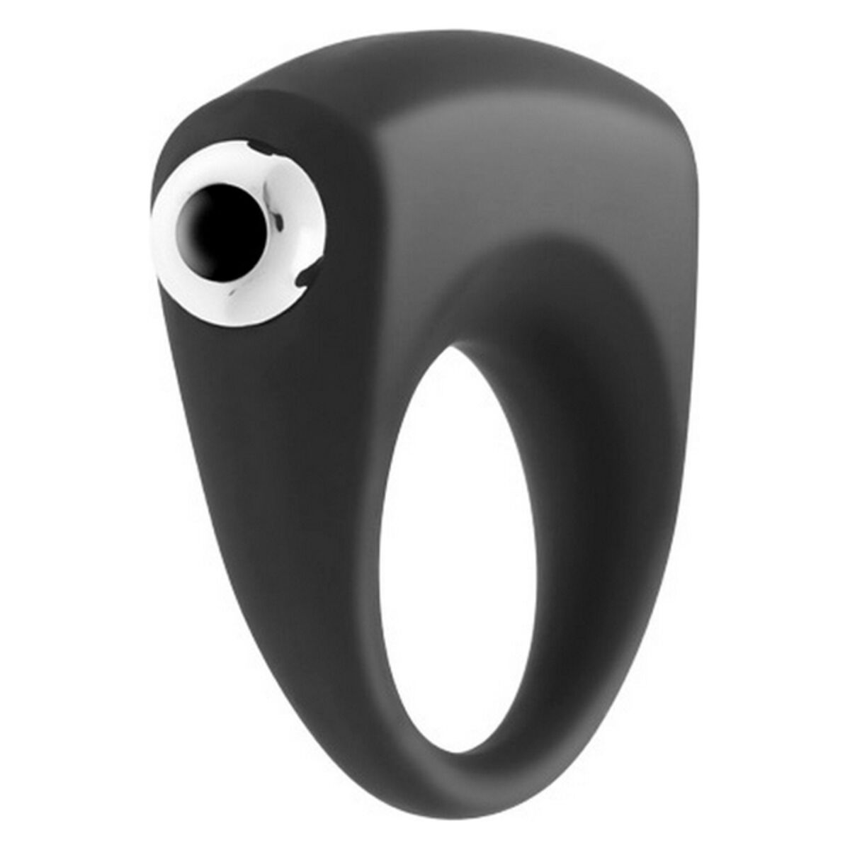  Anillo vibrador para el pene S Pleasures Smooth Operator negro, vibración continua, silicona flexible y estimulación para parejas
