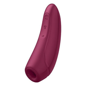 Satisfyer Curvy 1+ Burdeos succionador de clítoris silicona médica con app y 10 modos de vibración