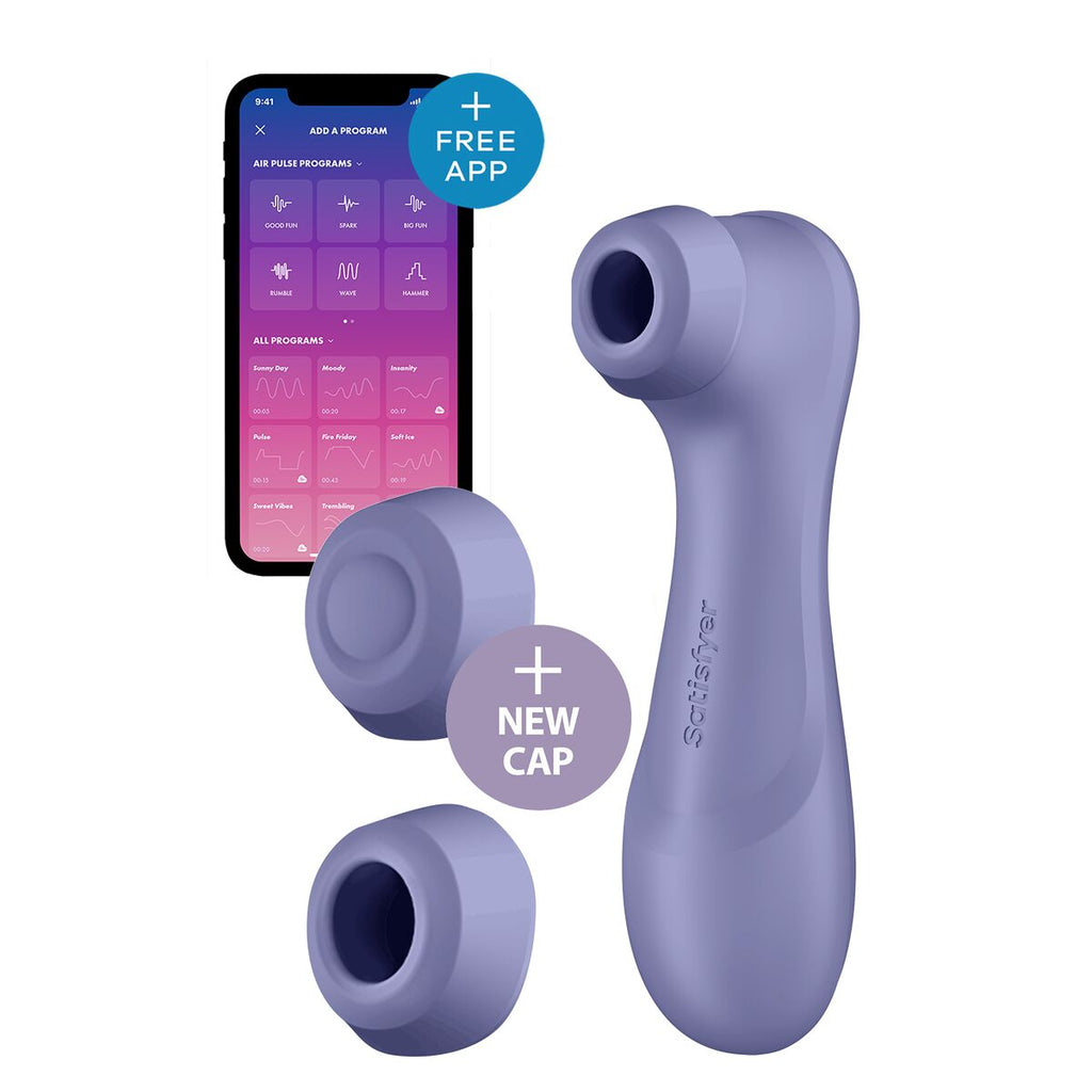 Succionador de clítoris Satisfyer PRO 2 Generation 3 morado con tecnología Air-Pulse, recargable y resistente al agua