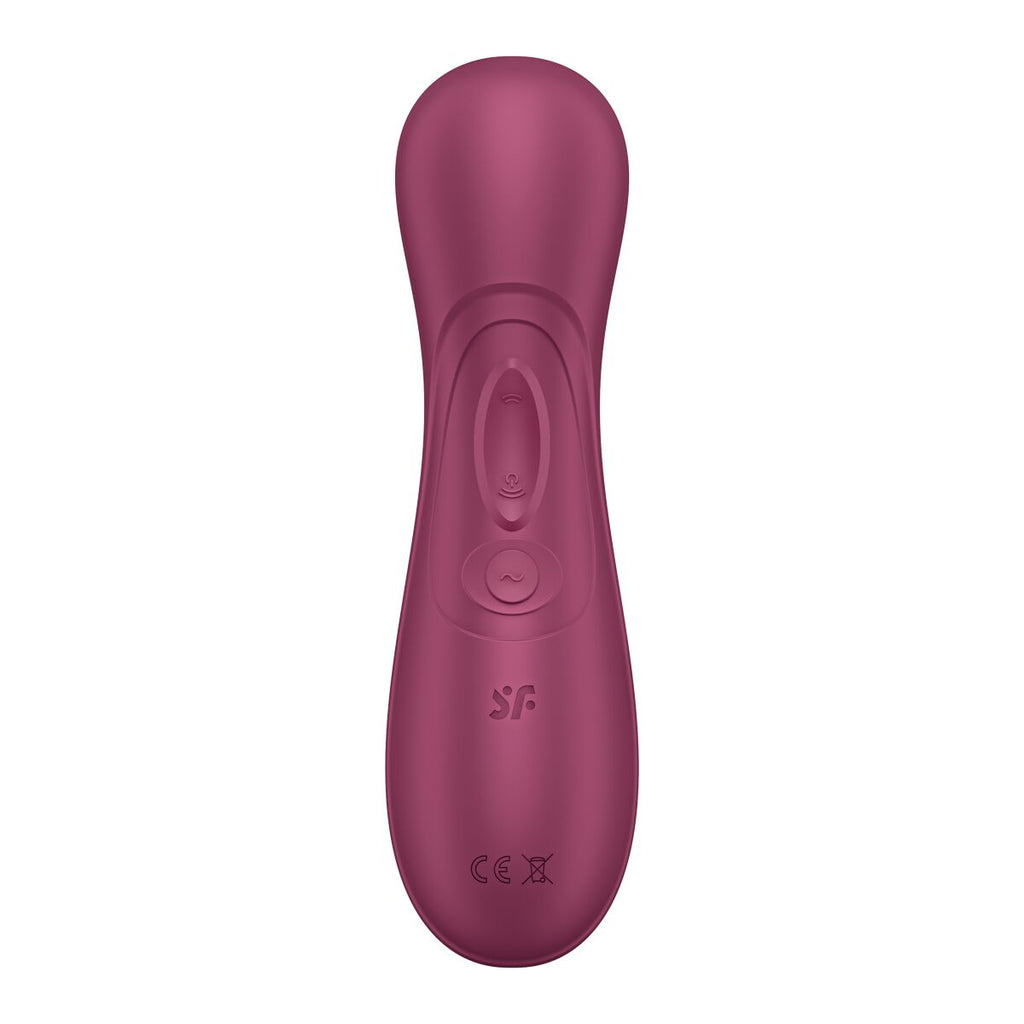 Succionador de clítoris Satisfyer PRO 2 Generation 3 rojo con ondas de presión, recargable y resistente al agua