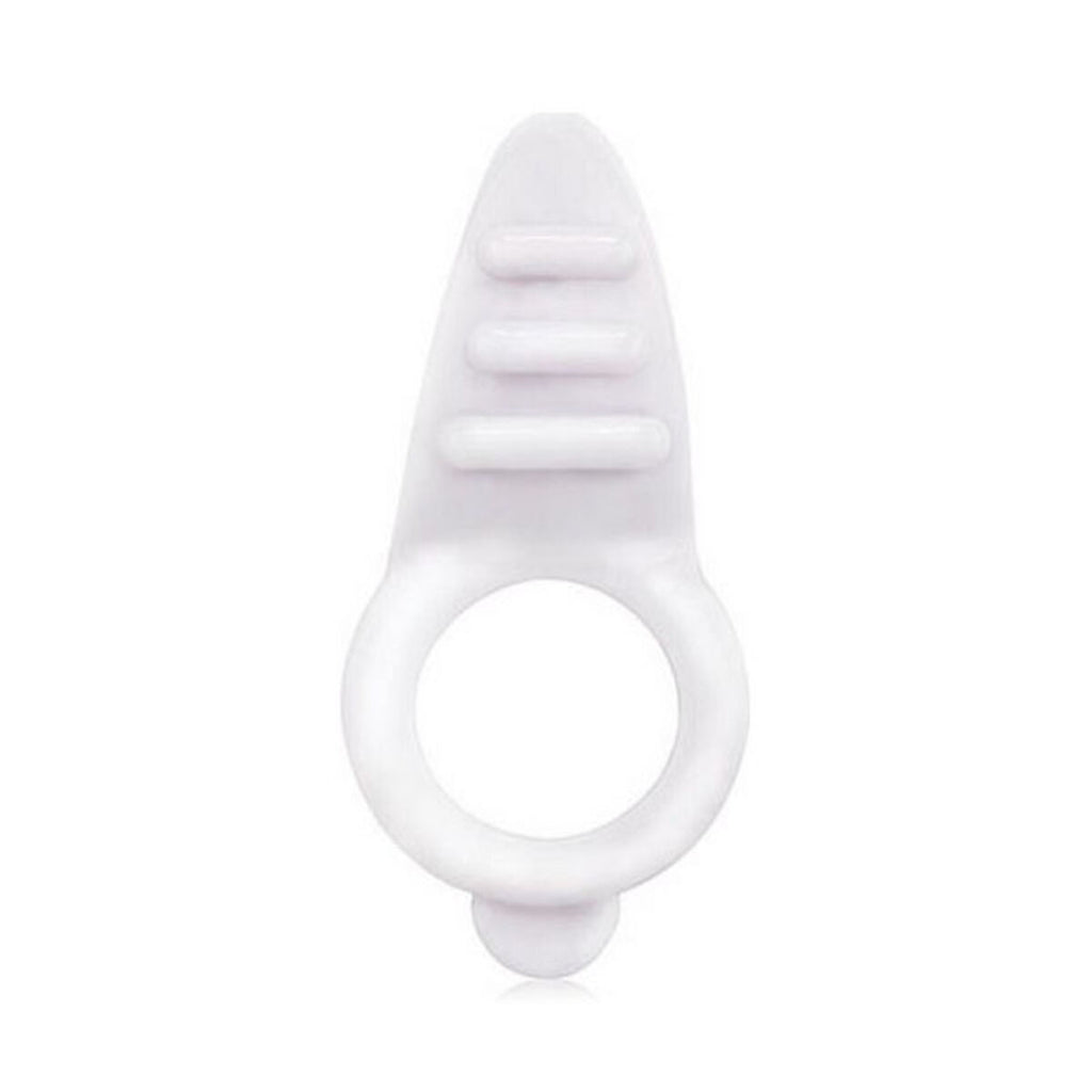 Anillo vibrador blanco The Screaming O Orbit con 3 velocidades y estimulación del clítoris