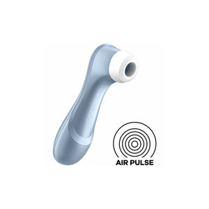 Succionador de clítoris Satisfyer Pro 2 Air Pulse Azul silicona médica recargable envío discreto