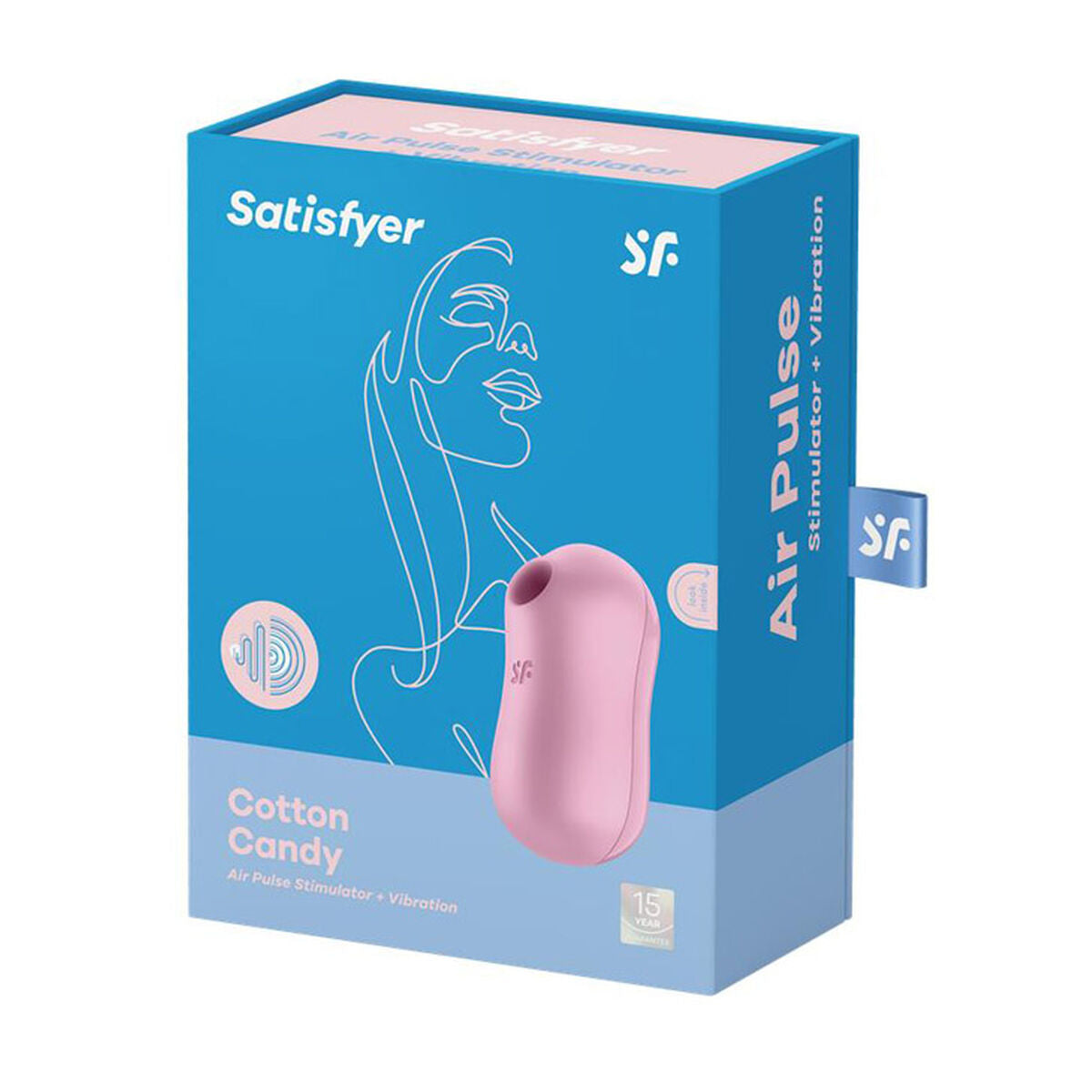 Succionador de clítoris Satisfyer Air Pulse Rosa, diseño ergonómico y discreto, con tecnología de succión ajustable y materiales seguros libres de BPA y ftalatos.