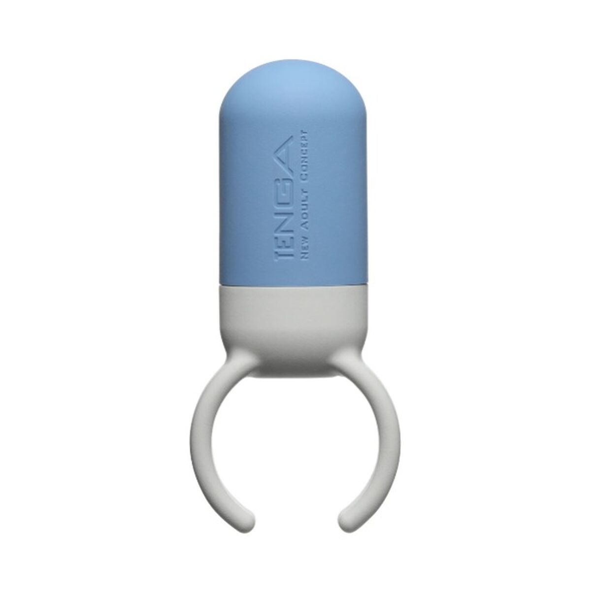  Anillo vibrador Tenga Azul Gris para el pene, fabricado en TPE flexible, con diseño japonés y vibración integrada